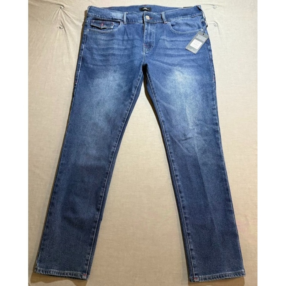 True Religion Rocco Jeans Mens 38‎ Blue Denim Relaxed Skinny Pocketed Men 38X31.
